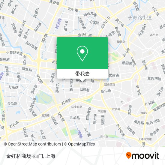 金虹桥商场-西门地图