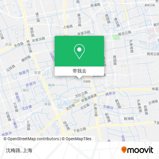沈梅路地图