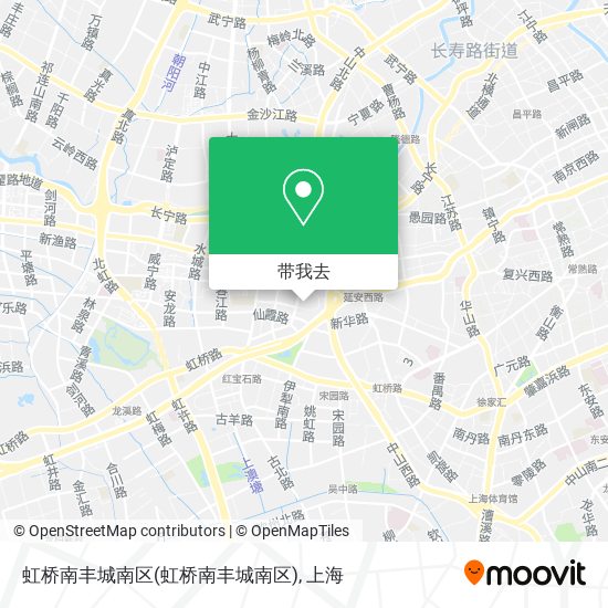 虹桥南丰城南区地图