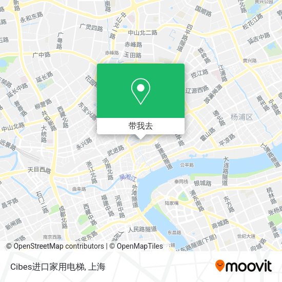 Cibes进口家用电梯地图