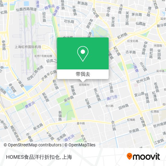 HOMES食品洋行折扣仓地图