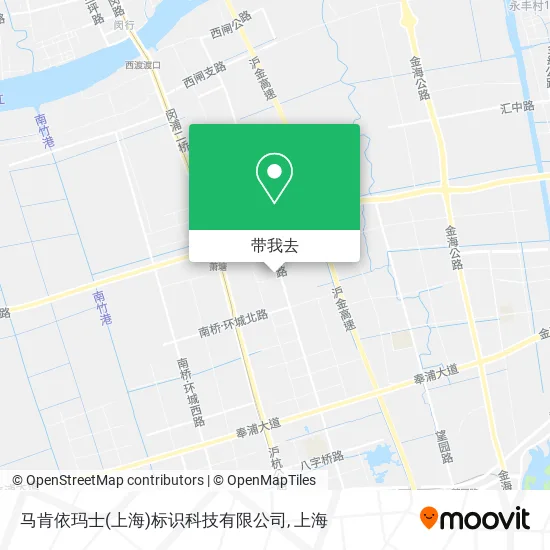 马肯依玛士(上海)标识科技有限公司地图