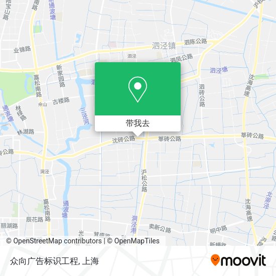 众向广告标识工程地图