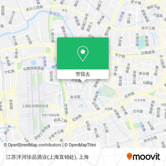 江苏洋河珍品酒业(上海直销处)地图