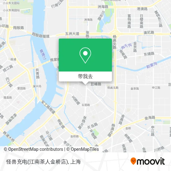 怪兽充电(江南茶人金桥店)地图