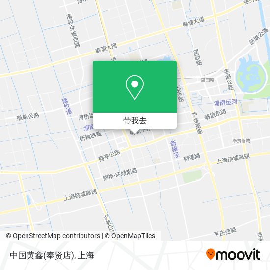 中国黄鑫(奉贤店)地图