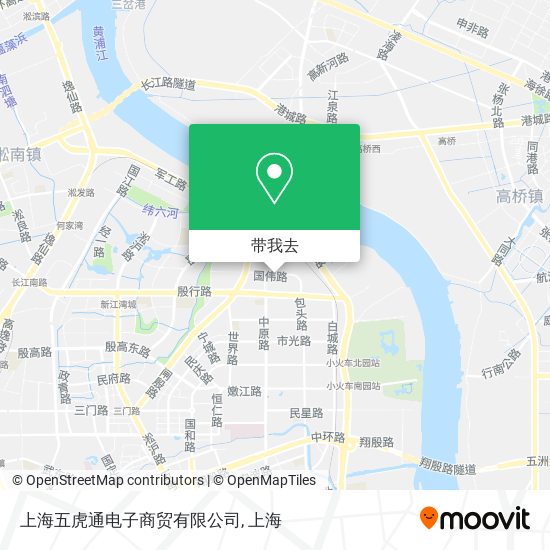 上海五虎通电子商贸有限公司地图