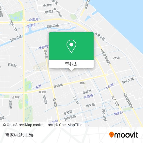 如何坐公交或地铁去曹路镇的宝家链站