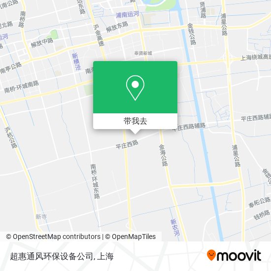 超惠通风环保设备公司地图