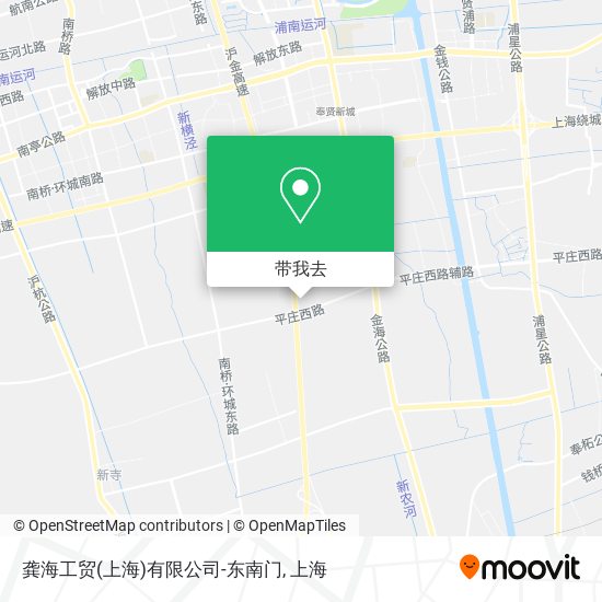 龚海工贸(上海)有限公司-东南门地图