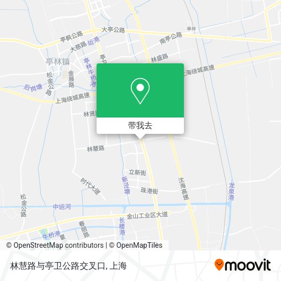 林慧路与亭卫公路交叉口地图