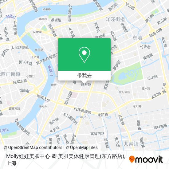 Molly娃娃美肤中心·卿·美肌美体健康管理(东方路店)地图