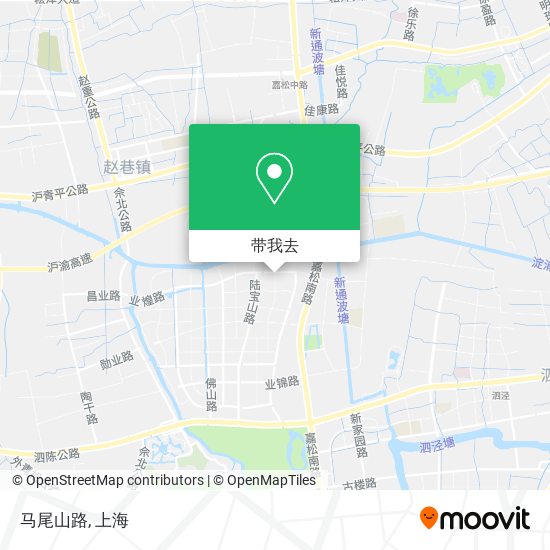 马尾山路地图