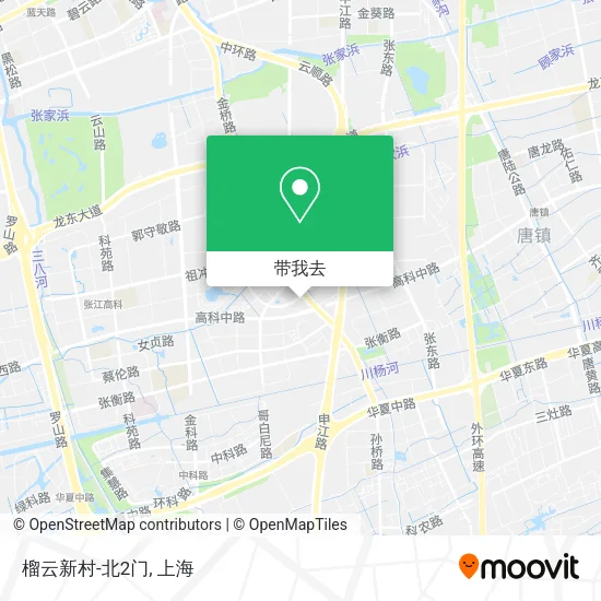 榴云新村-北2门地图