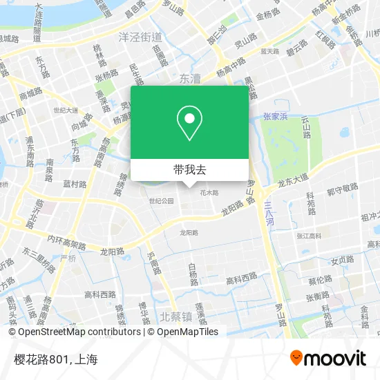 樱花路801地图