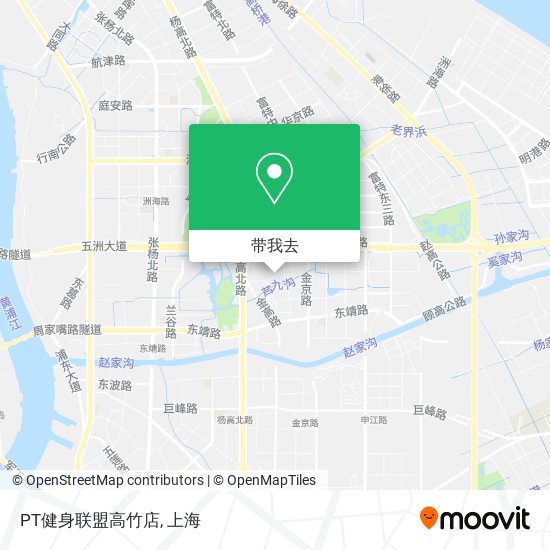 PT健身联盟高竹店地图