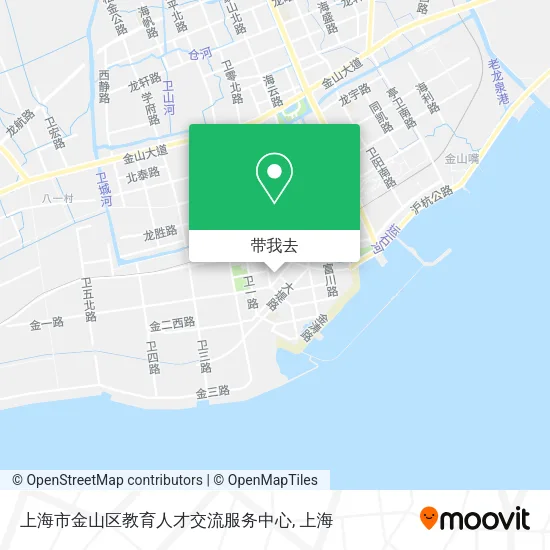 上海市金山区教育人才交流服务中心地图