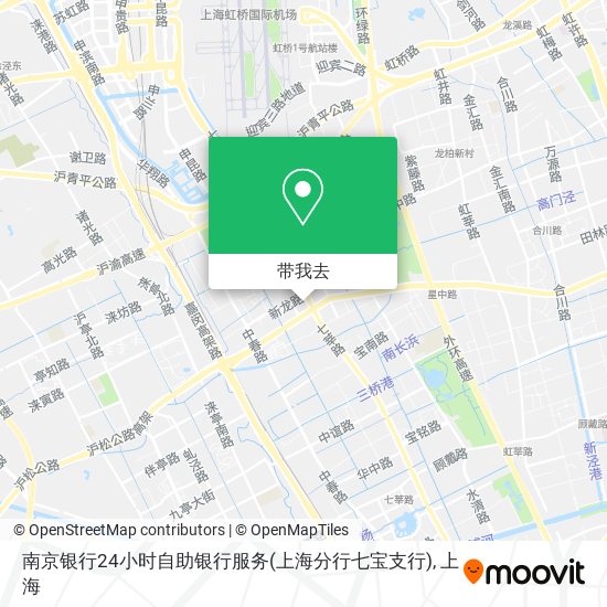 南京银行24小时自助银行服务(上海分行七宝支行)地图