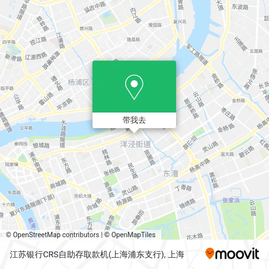 江苏银行CRS自助存取款机(上海浦东支行)地图