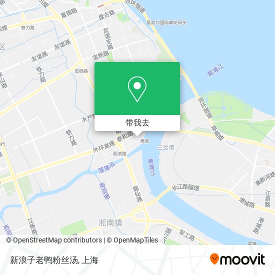 新浪子老鸭粉丝汤地图