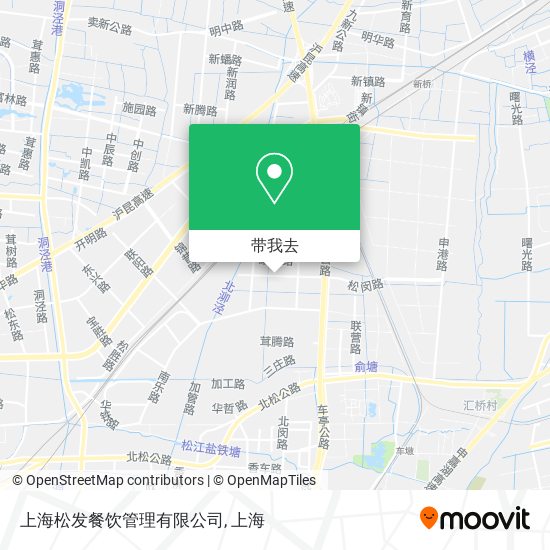 上海松发餐饮管理有限公司地图