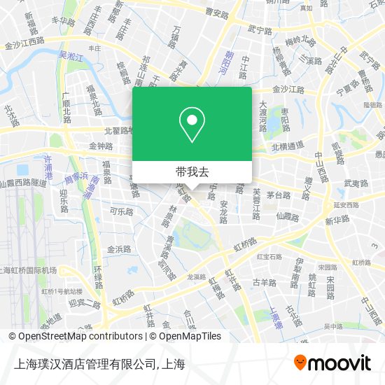 上海璞汉酒店管理有限公司地图
