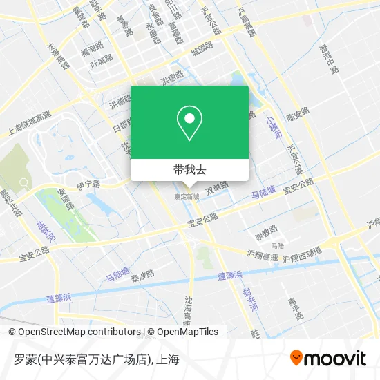 罗蒙(中兴泰富万达广场店)地图
