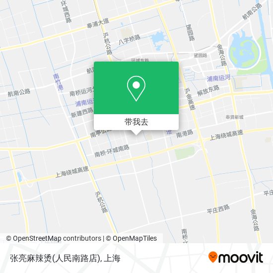张亮麻辣烫(人民南路店)地图