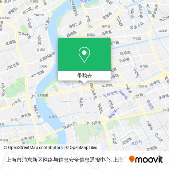 上海市浦东新区网络与信息安全信息通报中心地图