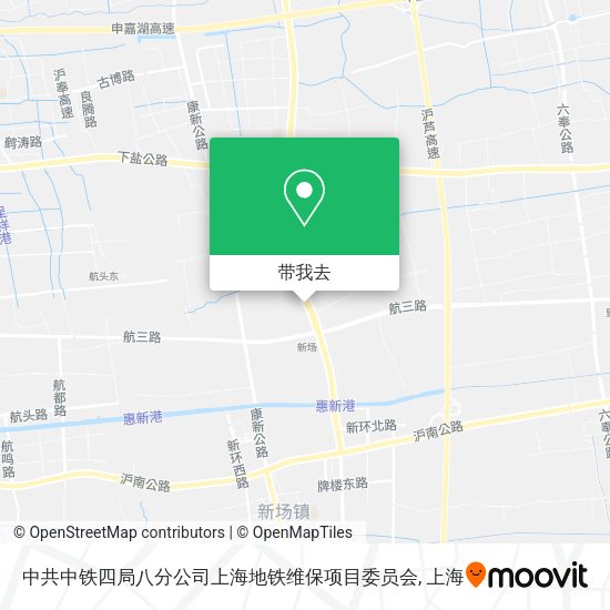 中共中铁四局八分公司上海地铁维保项目委员会地图