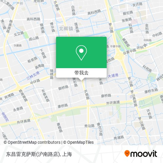 东昌雷克萨斯(沪南路店)地图