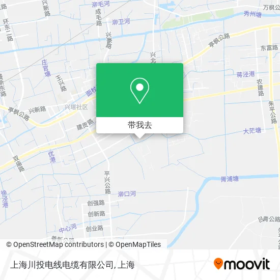 上海川投电线电缆有限公司地图