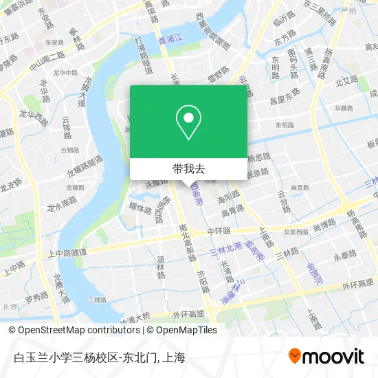 白玉兰小学三杨校区-东北门地图