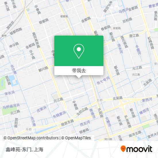 鑫峰苑-东门地图