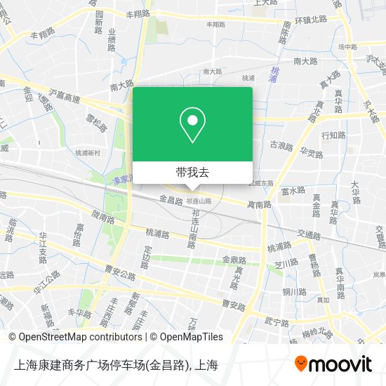 上海康建商务广场停车场(金昌路)地图