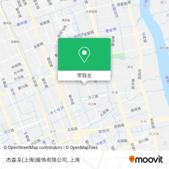 杰森吴(上海)服饰有限公司地图