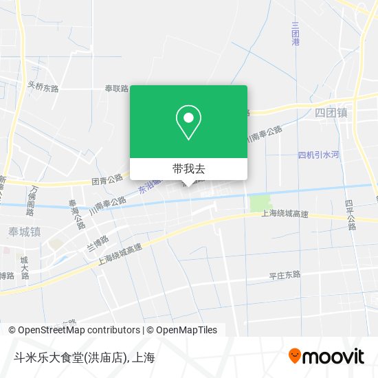 斗米乐大食堂(洪庙店)地图
