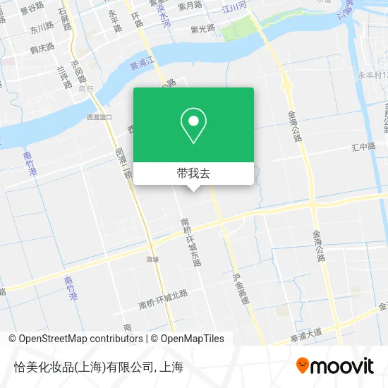 恰美化妆品(上海)有限公司地图