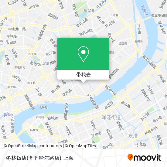 冬林饭店(齐齐哈尔路店)地图