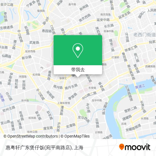 惠粤轩广东煲仔饭(宛平南路店)地图