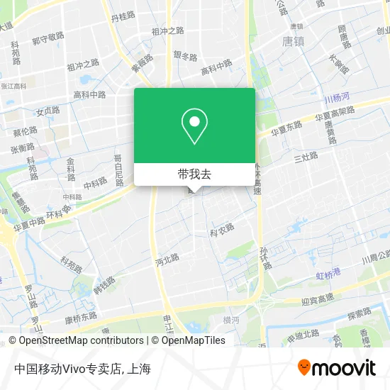 中国移动Vivo专卖店地图