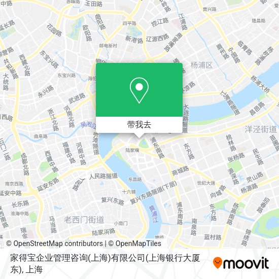 家得宝企业管理咨询(上海)有限公司(上海银行大厦东)地图