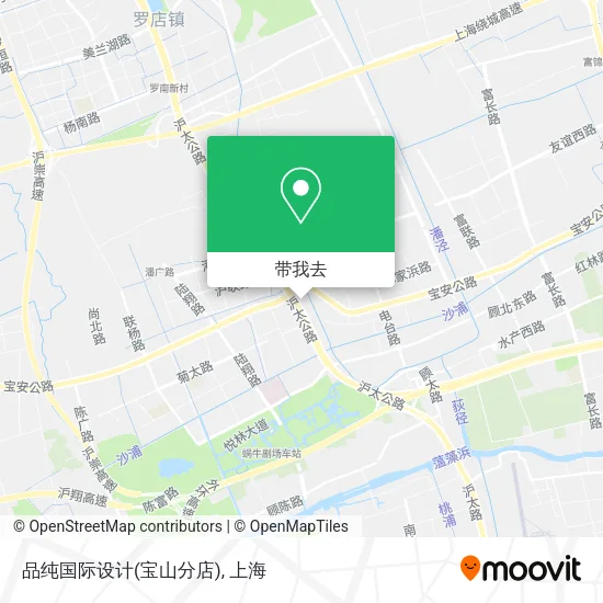品纯国际设计(宝山分店)地图