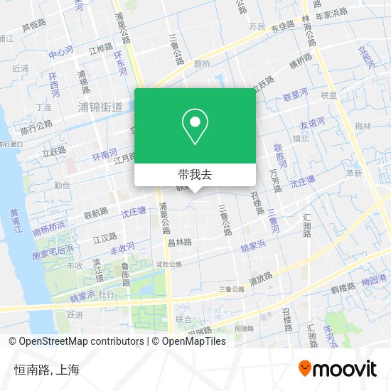 恒南路地图