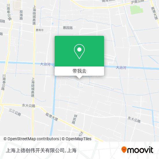 上海上德创伟开关有限公司地图