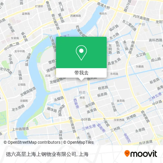 德六高层上海上钢物业有限公司地图