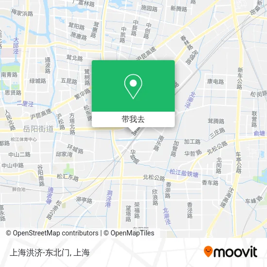上海洪济-东北门地图
