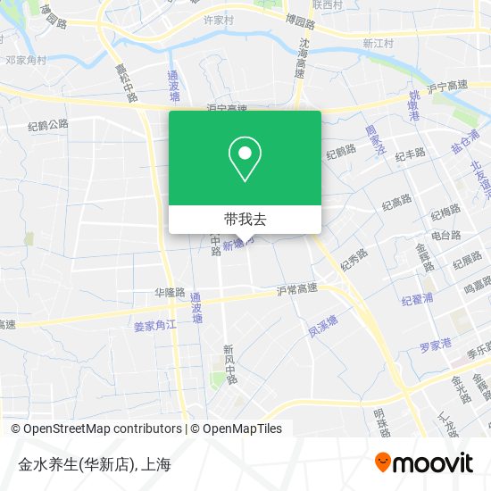 金水养生(华新店)地图
