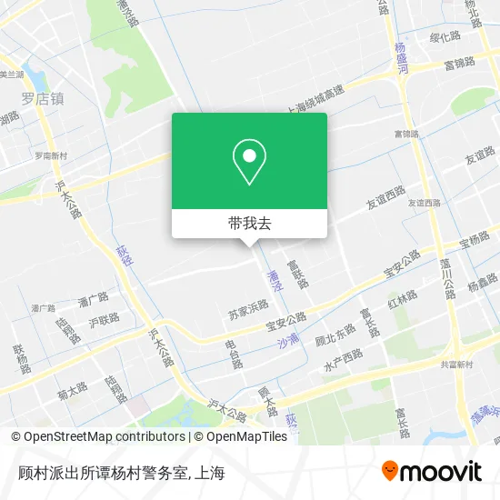 顾村派出所谭杨村警务室地图