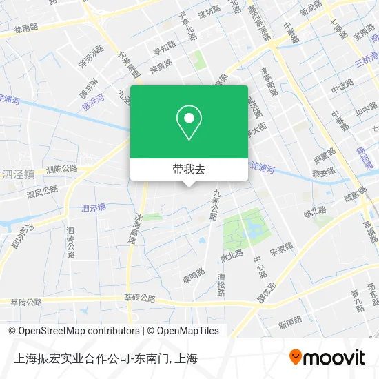 上海振宏实业合作公司-东南门地图